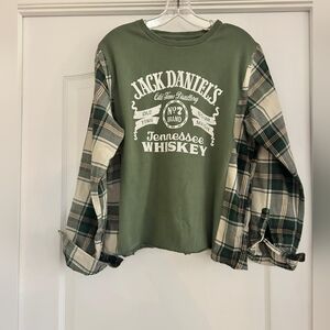 Jack Daniels Plaid Upcycle